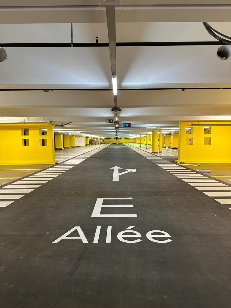 Plastiline realisation Parking centre Balexert 2